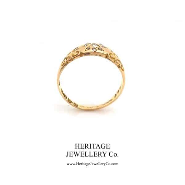 Victorian Diamond Gypsy Ring (c. 1900) Diamond Antique Jewellery 10