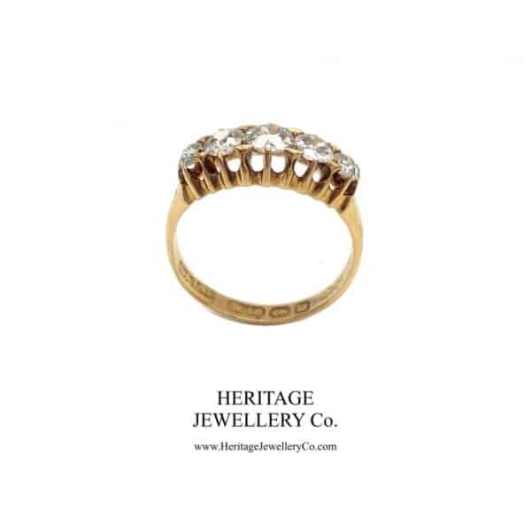 Victorian 5-Stone Diamond Ring (c.1886) - Image 5