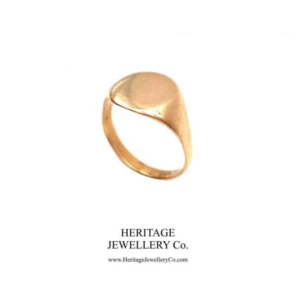 Antique Rose Gold Signet Ring (c. 1900) Antique Jewellery 3
