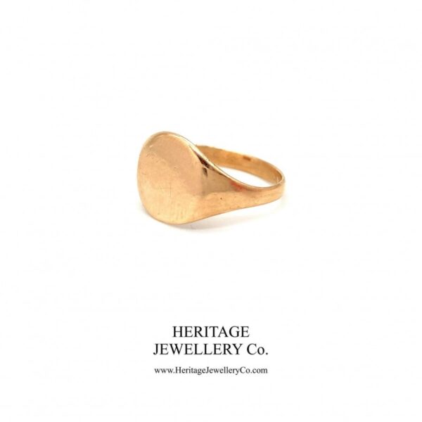 Antique Rose Gold Signet Ring (c. 1900) Antique Jewellery 6