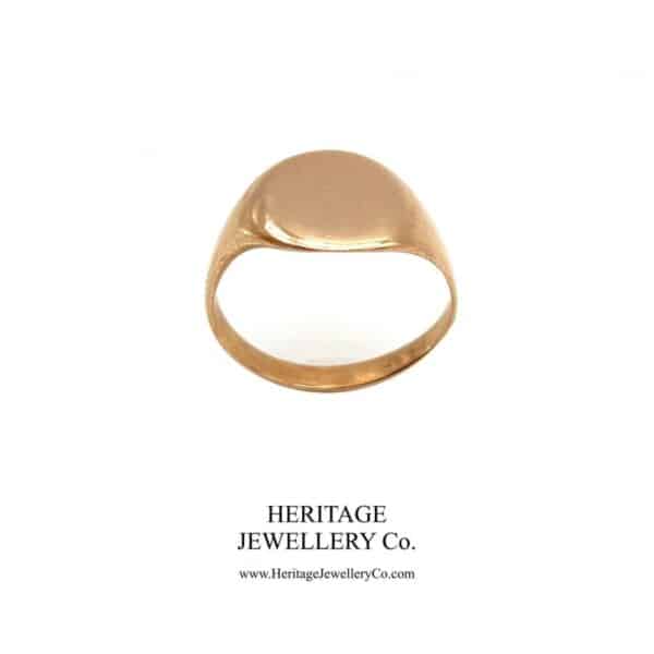 Antique Rose Gold Signet Ring (c. 1900) Antique Jewellery 9