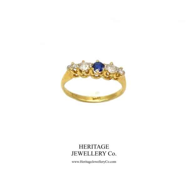 Antique Sapphire and Diamond Ring Antique Antique Jewellery 3