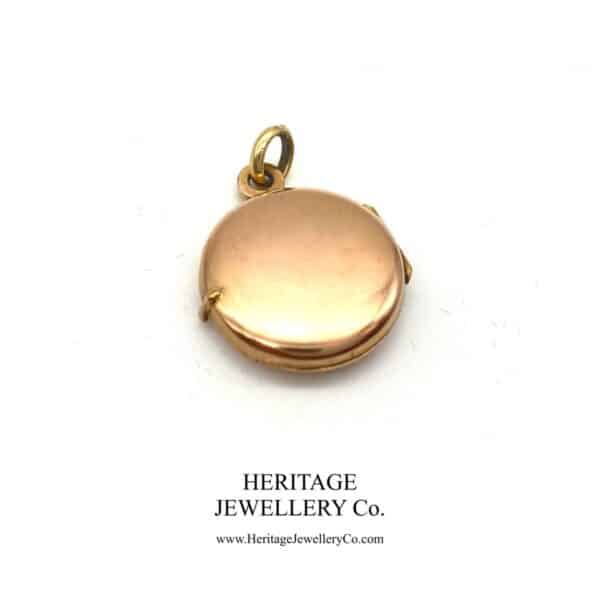 Antique Victorian Garnet, Pearl and Rose Gold Locket - Image 5