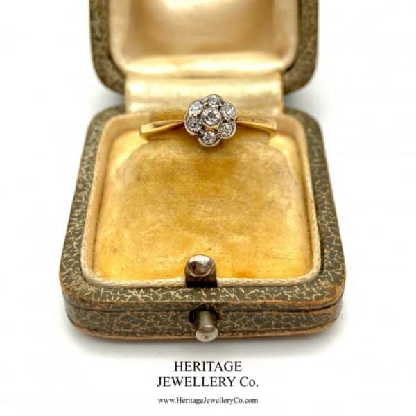Antique Diamond Daisy Cluster Ring Diamond Antique Jewellery 3