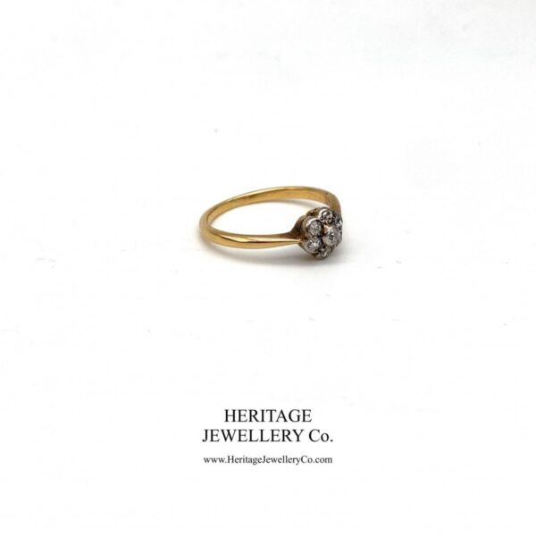 Antique Diamond Daisy Cluster Ring - Image 4