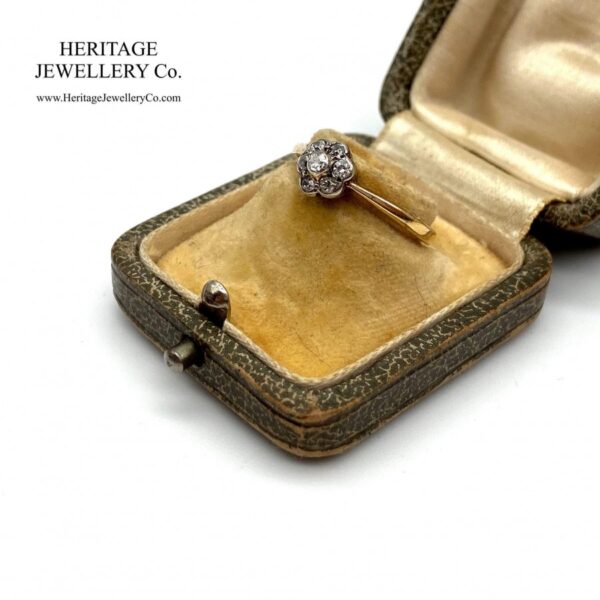 Antique Diamond Daisy Cluster Ring Diamond Antique Jewellery 7