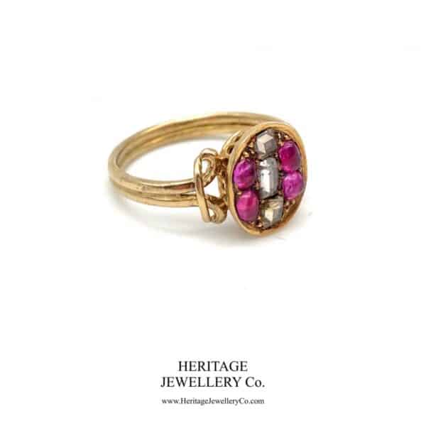 Georgian Ruby & Diamond Ring (c. 1714-1830) - Image 3