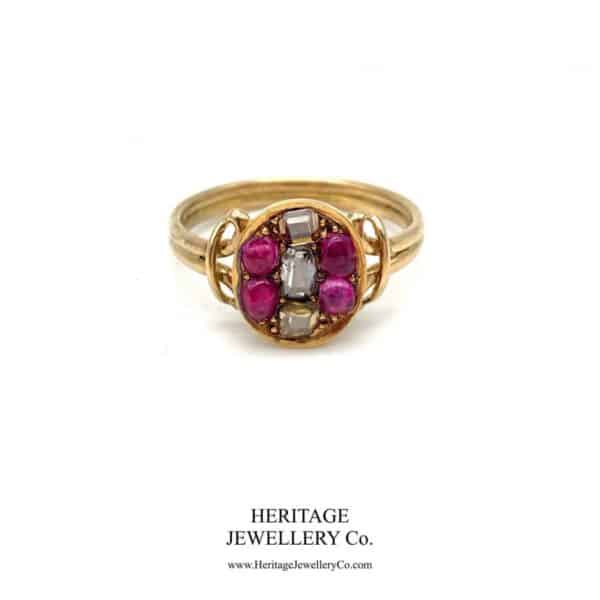 Georgian Ruby & Diamond Ring (c. 1714-1830) - Image 2