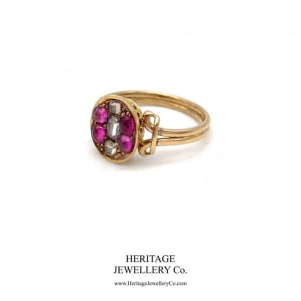 Georgian Ruby & Diamond Ring (c. 1714-1830) - Image 4