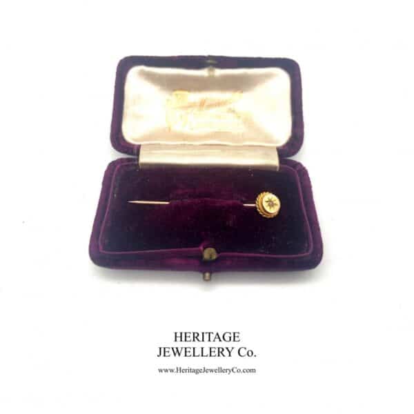 Antique Diamond & Gold Pin Antique Antique Jewellery 7