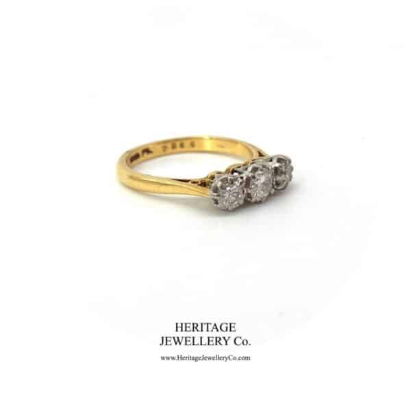 Vintage 3-Stone Diamond Ring - Image 7