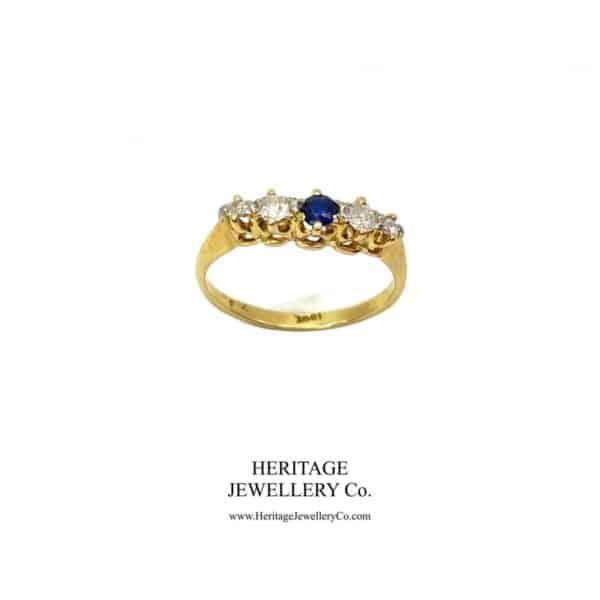 Antique Sapphire and Diamond Ring Antique Antique Jewellery 8