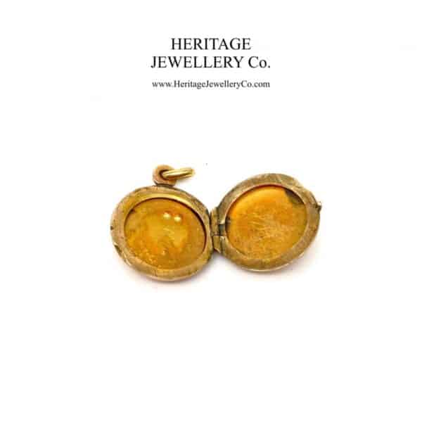 Antique Victorian Garnet, Pearl and Rose Gold Locket locket Antique Jewellery 5