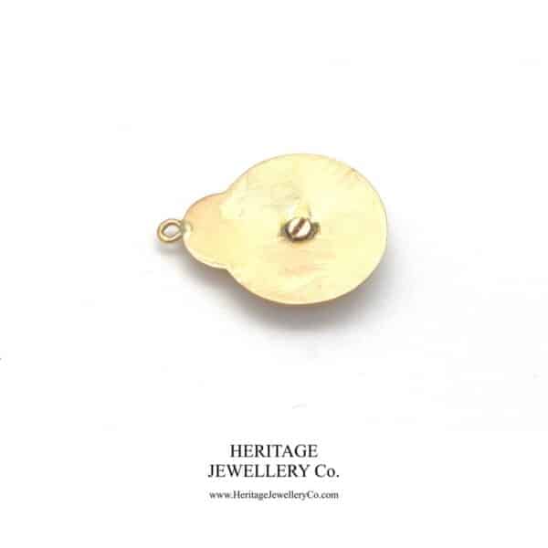 Victorian Gold & Diamond Drop Pendant (9ct) Diamond Antique Jewellery 5