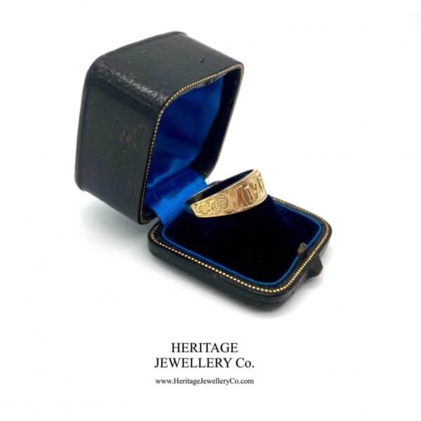 Antique Gold Mizpah Ring (c. 1927) - Image 9