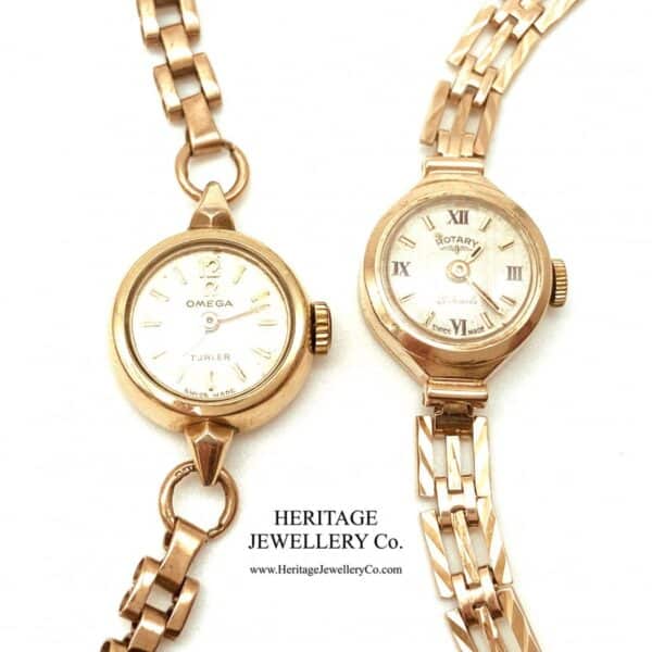 Vintage 9ct Gold Watch by Omega - Image 6