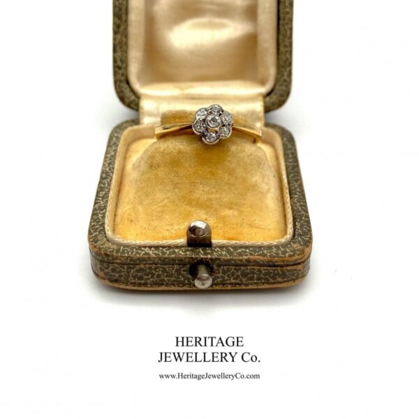 Antique Diamond Daisy Cluster Ring Diamond Antique Jewellery 8