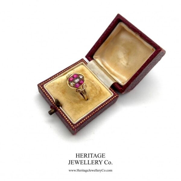Georgian Ruby & Diamond Ring (c. 1714-1830) Antique Antique Jewellery 8