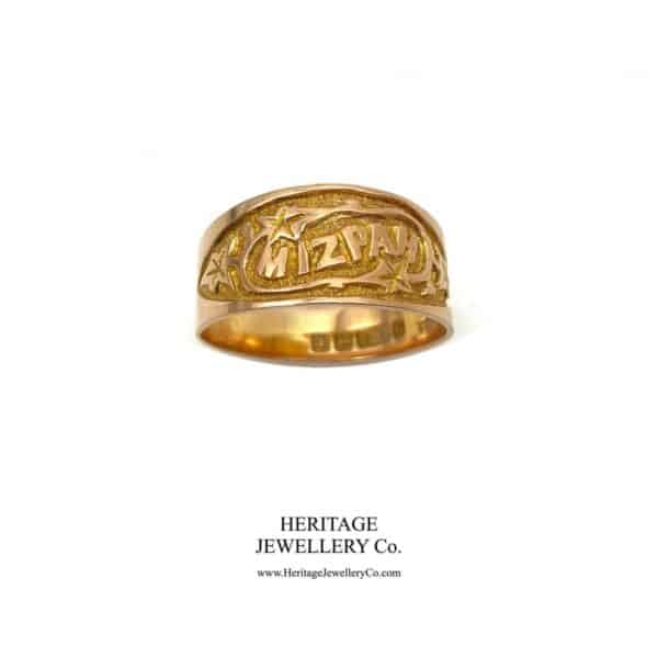 Antique Gold Mizpah Ring (c. 1918) Antique Miscellaneous 8