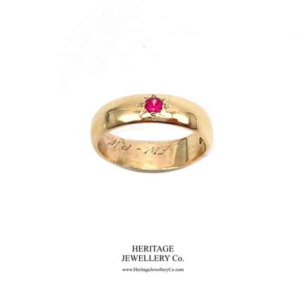 Vintage Gold and Ruby Ring