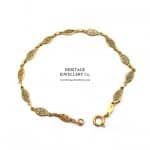 Vintage Fancy Link Gold Bracelet bracelet Antique Jewellery