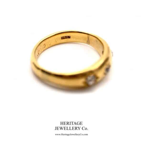 Antique 3-Stone Diamond Gypsy Ring Diamond Antique Jewellery 9