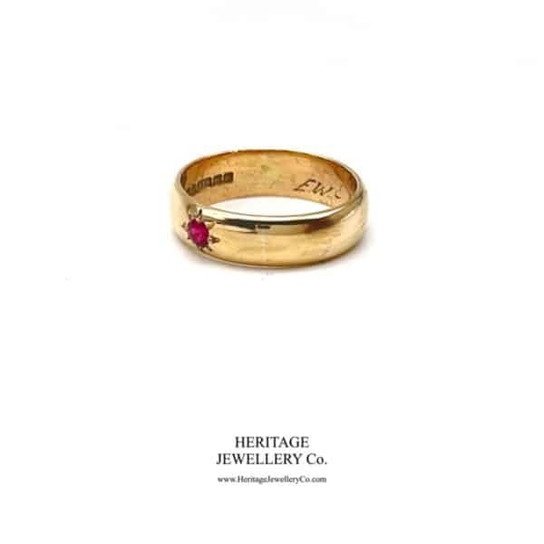 Vintage Gold and Ruby Ring ring Antique Jewellery 7