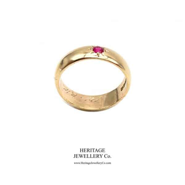 Vintage Gold and Ruby Ring - Image 4