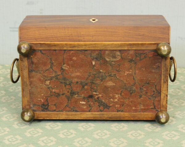 Antique Rosewood Tea Caddy Antique Antique Boxes 15