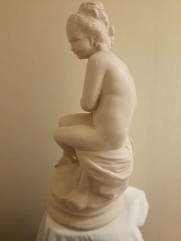 Sculpture of Seated Young Girl After Etienne Maurice Falconet - Image 2