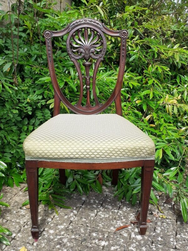 Georgian Hepplewhite side chair circa 1790