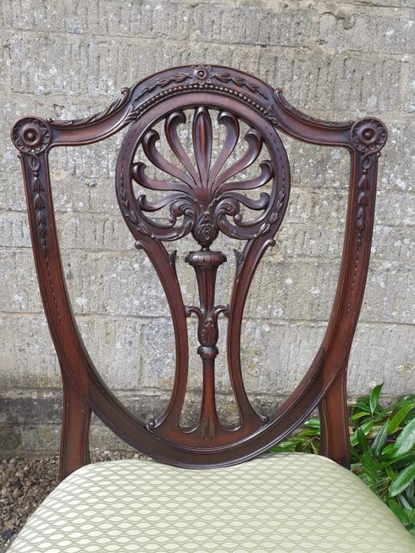 Georgian Hepplewhite side chair circa 1790 cuban mahogany Antique Chairs 4