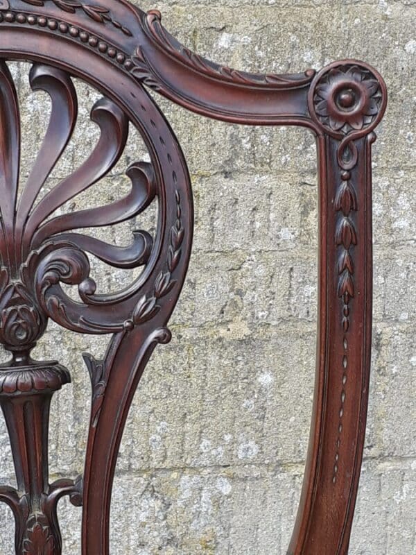 Georgian Hepplewhite side chair circa 1790 cuban mahogany Antique Chairs 6