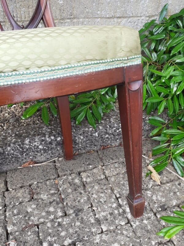 Georgian Hepplewhite side chair circa 1790 - Image 5