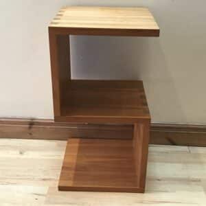 Modernists cube shaped occasional table Vintage