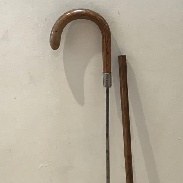 Gentleman’s walking stick sword stick with silver mount Miscellaneous 4
