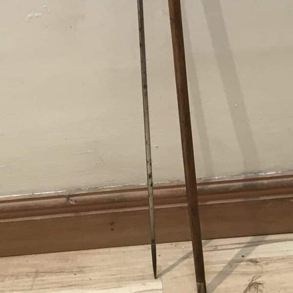 Gentleman’s walking stick sword stick with silver mount - Image 3