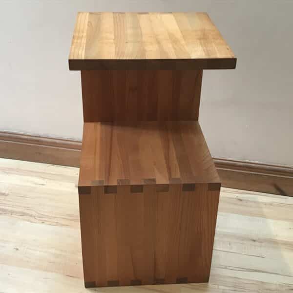 Modernists cube shaped occasional table Vintage 6