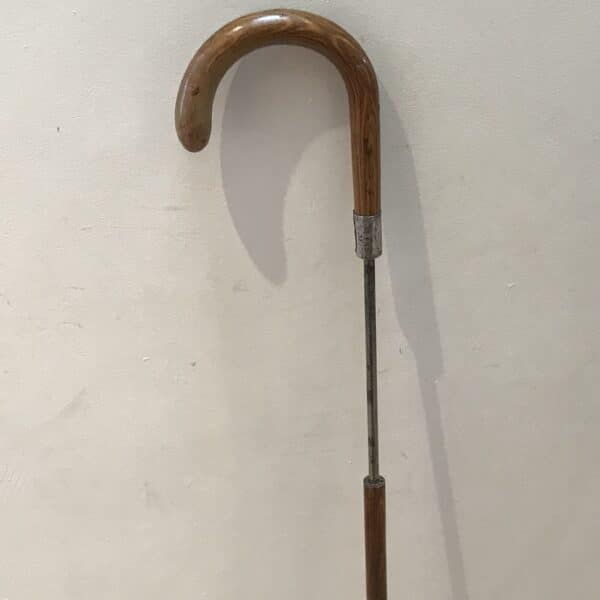 Gentleman’s walking stick sword stick with silver mount - Image 5