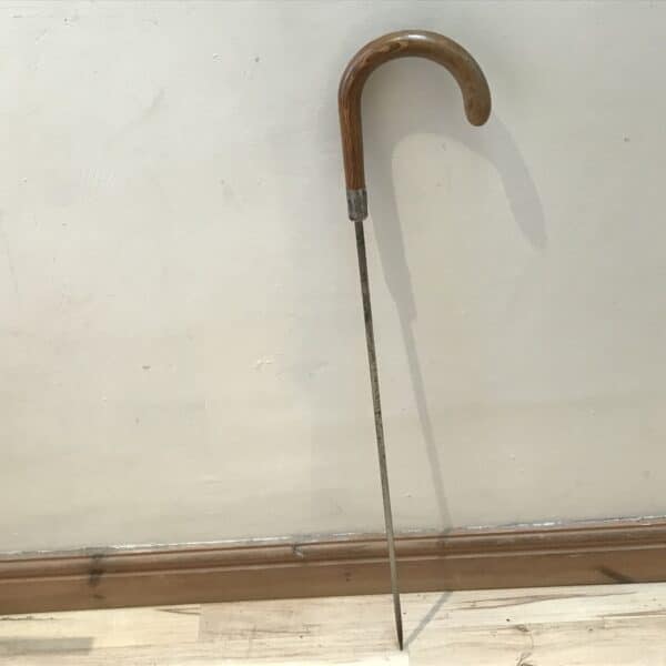 Gentleman’s walking stick sword stick with silver mount - Image 7