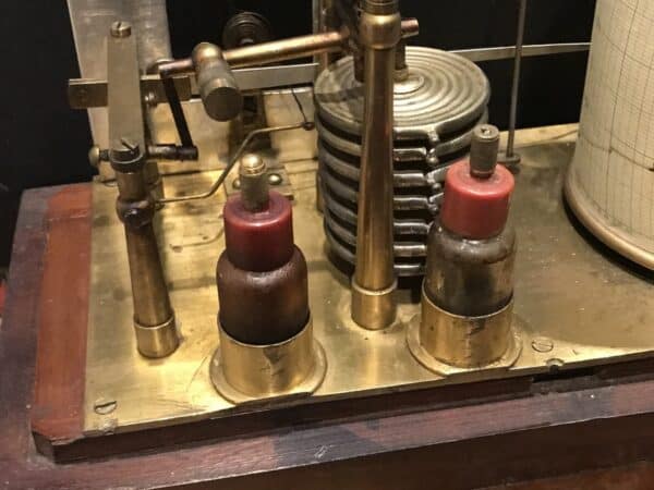 Barograph with barometer rare item - Image 8