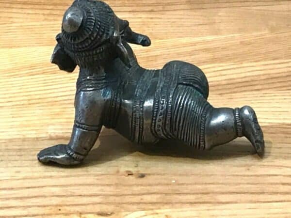 Indian Bronze Deity Georgian Antique Sculptures 8