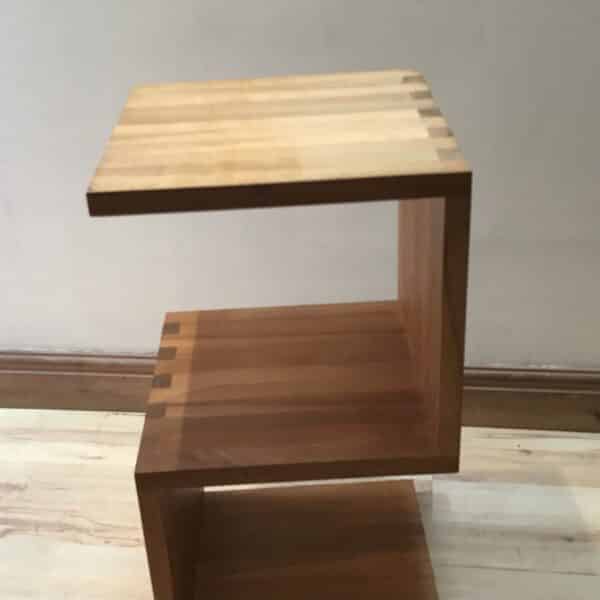 Modernists cube shaped occasional table Vintage 8