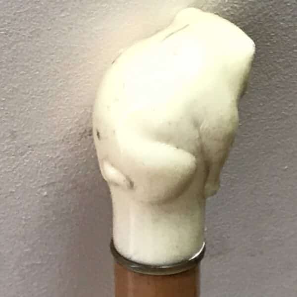 Gentleman’s walking stick sword stick with silver mounts - Image 7