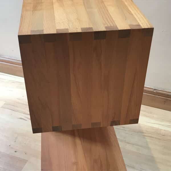 Modernists cube shaped occasional table Vintage 9