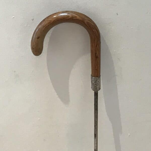 Gentleman’s walking stick sword stick with silver mount - Image 9
