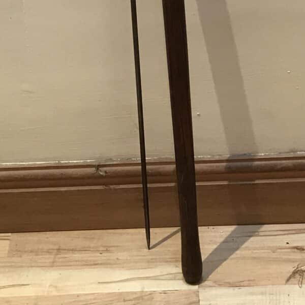 Gentleman’s walking stick sword stick with silver collar - Image 10
