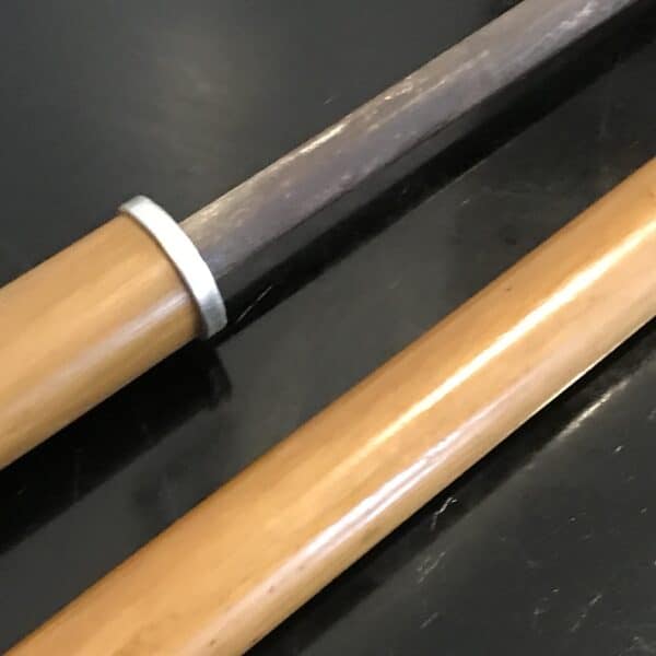 Gentleman’s walking stick sword stick with silver mounts - Image 10