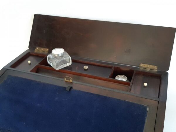 William IV rosewood writing slope Antique Boxes 4