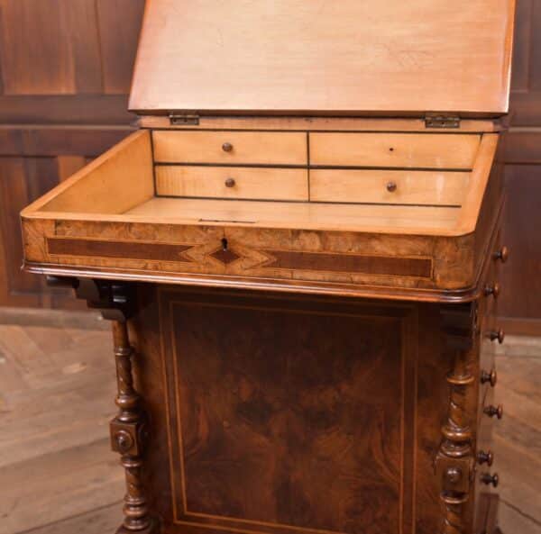Victorian Walnut Davenport SAI2338 Antique Furniture 11